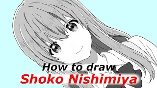 How to draw Shoko Nishimiya | A Silent Voice | Step by step Tutorial