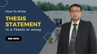 Writing a Thesis Statement in an Essay / Thesis