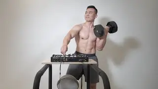 Fitness dude tries DJing