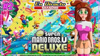 🔴¡ADORO LO DIVERTIDO QUE ES!🤩✨ New Super Mario Bros U Deluxe!