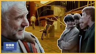 1980: The Most ARTISTIC BIKE RACK in Britain? | Nationwide | Weird and Wonderful | BBC Archive