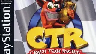 jogando crash team  racing