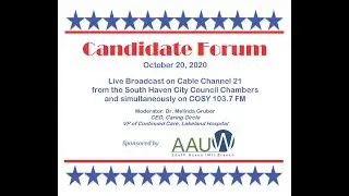 AAUW Candidate Forum October 22, 2020