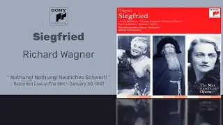 Siegfried: Nothung! Nothung! Neidliches Schwert