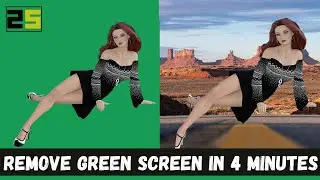 How To Remove Green Screen From Videos In Filmora 9 in just 4 MINUTES