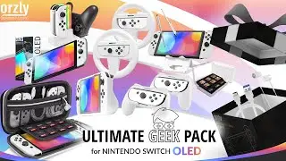 Unboxing the Ultimate Nintendo Switch OLED Accessories Bundle Pack -  Orzly Geek Pack Review
