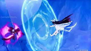 4K Slowmo! Columbina vs Rerir | Nod-Krai Archon Quest (Genshin Impact)