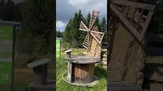 А зимой здесь катание на лыжах/Австрия