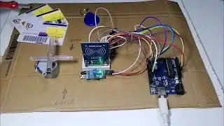 Turnstile Access Control System using Stepper motor, RFID and Arduino Uno