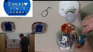 Shelly 1 Tasterschaltung und mehr - Relais ersetzen - Part1 / Teil1