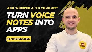 Add Speech Recognition to Your App:Whisper + React + Node (10-Minute Build)