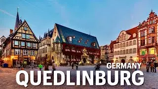 Quedlinburg, Beautiful UNESCO World Heritage Town, GERMANY