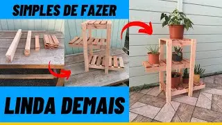 Faça Você Mesmo Esta Floreira FANTÁSTICA - Fácil de Fazer e Com as Medidas Completas Para Você