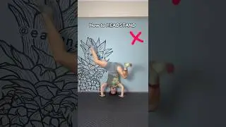 How to HEADSTAND Easy 🔥👍 #gymnast #howto #gymnasty #acrobatics #yoga #tips #tutorial