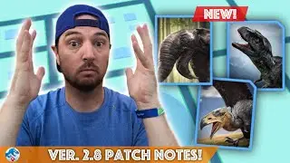 *NEW* JURASSIC WORLD ALIVE VER. 2.8 PATCH NOTES!