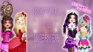 *Dress Up with Me* in *DTI*  Ever After High Edition!!! #dresstoimpress #dresstoimpressroblox #dti