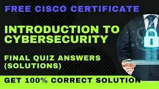 Introduction to Cyber security | final exam answers | cisco course 2021 | 100% correct solution