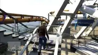 GTA 5 Online - Ride on the Leviathan then Trapped on a Ferris Wheel at Del Perro Pier