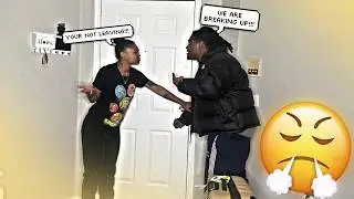 I'M LEAVING YOU PRANK ON ANGRY GIRLFRIEND!! 😳 *Gets crazy*