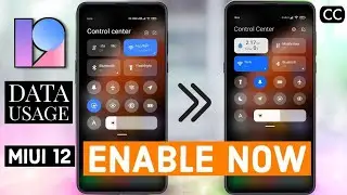 😍Redmi 8A Dual Miui 12.5 New Control Center Data Usages | Miui 12 Control Center Data Usages 