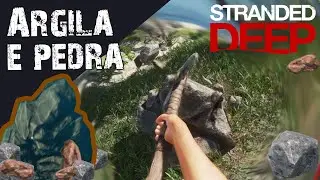 Onde achar argila e pedra no Stranded Deep - Como craftar minérios no Stranded Deep #02