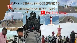Day 4 Part 2- Dhanushkodi | Pune to Rameshwaram Bike Trip on Xpulse #BikeTripIndia #2indians