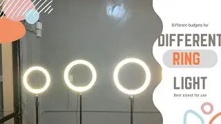 Different Ringlights and sizes - Budgets and uses