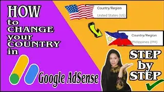 HOW TO CHANGE YOUR COUNTRY IN GOOGLE ADSENSE 2021 USING YOUR MOBILE PHONE || STEP-BY-STEP