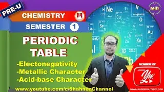 PERIODIC TABLE: - electronegativity, metallic character and acid-base character