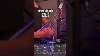 COB - Angels Don’t Kill Intro riff tutorial with LTD Alexi Laiho Hexed Sawtooth #guitar #tutorial