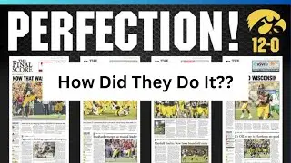 How Did The Iowa Hawkeye Football Team Go Undefeated In 2015?