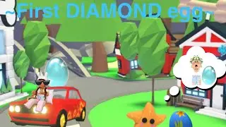 Hatching my FIRST Diamond EGG in Adopt Me - Roblox