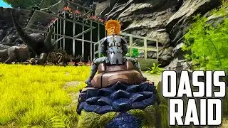RAIDING FROM ABOVE! | BRONTO RAID | Ark: Survival Evolved.