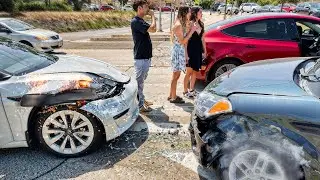 TESLA MYSTERIOUSLY CRASHED TWICE