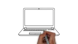 КАК РИСОВАТЬ КОМПЬЮТЕР ПОЭТАПНО | УРОК РИСОВАНИЯ ДЛЯ ДЕТЕЙ | How to draw Computer for kids