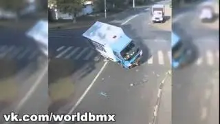 самый везучий велосипедист на земле