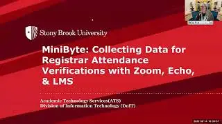 MiniByte: Collecting Data for Registrar Attendance Verifications with Zoom, Echo, & LMS