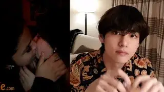 Cute boy from BTS comes out from behind the couch on omegle