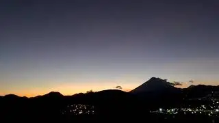 Atardecer Diciembre 2019 en Guatemala