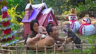 Build a Merry Christmas House for Dog and Rabbit by Bamboos #2