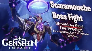 Scaramouche Boss Fight |Balladeer/The Wanderer| Best Boss Fight| Epic Story line | Genshin Impact |