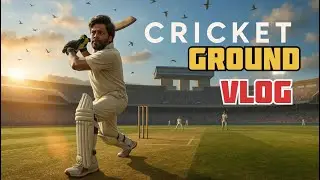 Cricket Ground Vlog🏏😳Cricket Lovers😍