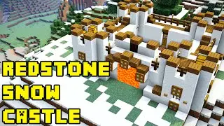 Minecraft Redstone Castle Tutorial (How to Build Ideas for Survival)