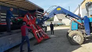 Вивантаження стерневого культиватора AGRO-MASZ Runner30 у клієнта. Екстрим! 07.09.2021