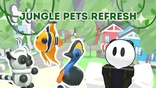 🦁Exciting Upcoming Jungle Pets Refresh in Adopt Me! 🐾