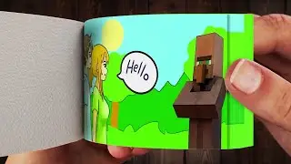 Alex and Steve | Minecraft Anime FlipBook Animation 2023