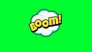 Boom Green screen || Boom Green screen Effect No Coyright Hd