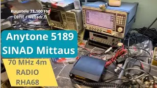 Dive into the World of AT-5189 Anytone 4M Radio: Testing Sinad Sensitivity and Selectivity!