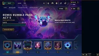 BATTLE PASS REMIX RUMBLE ACT 2 (CLIENT) | TFT SET 10