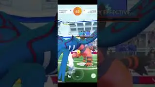 Kyogre Army vs Torracat Community Day Raid Solo